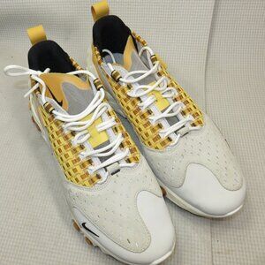 Nike React Sertu Honeycomb Yellow Gray Running Shoes Sneakers Mens Size 10
